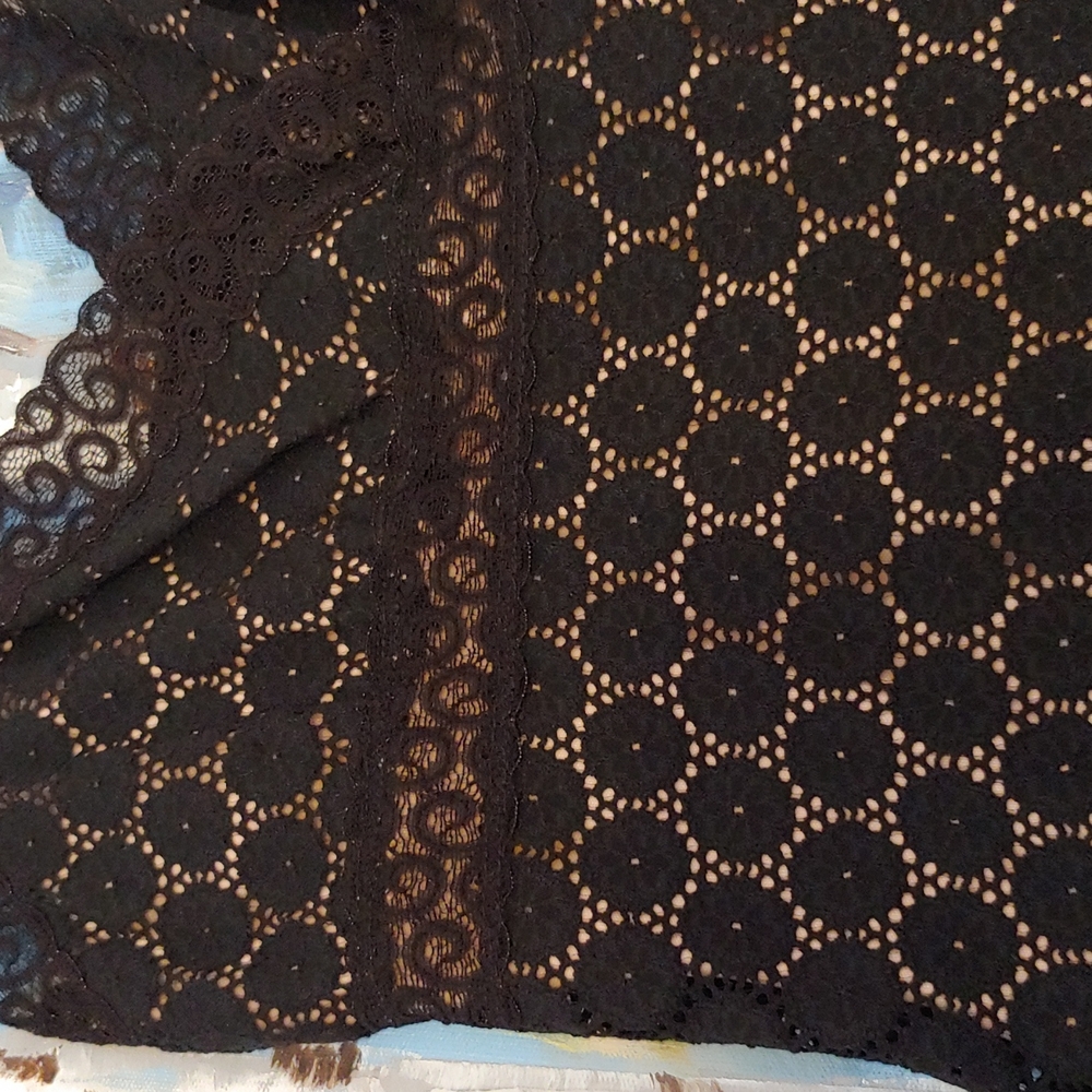 Y2K NWOT USA Made Laundry Lace Dress - Picture 3 of 7